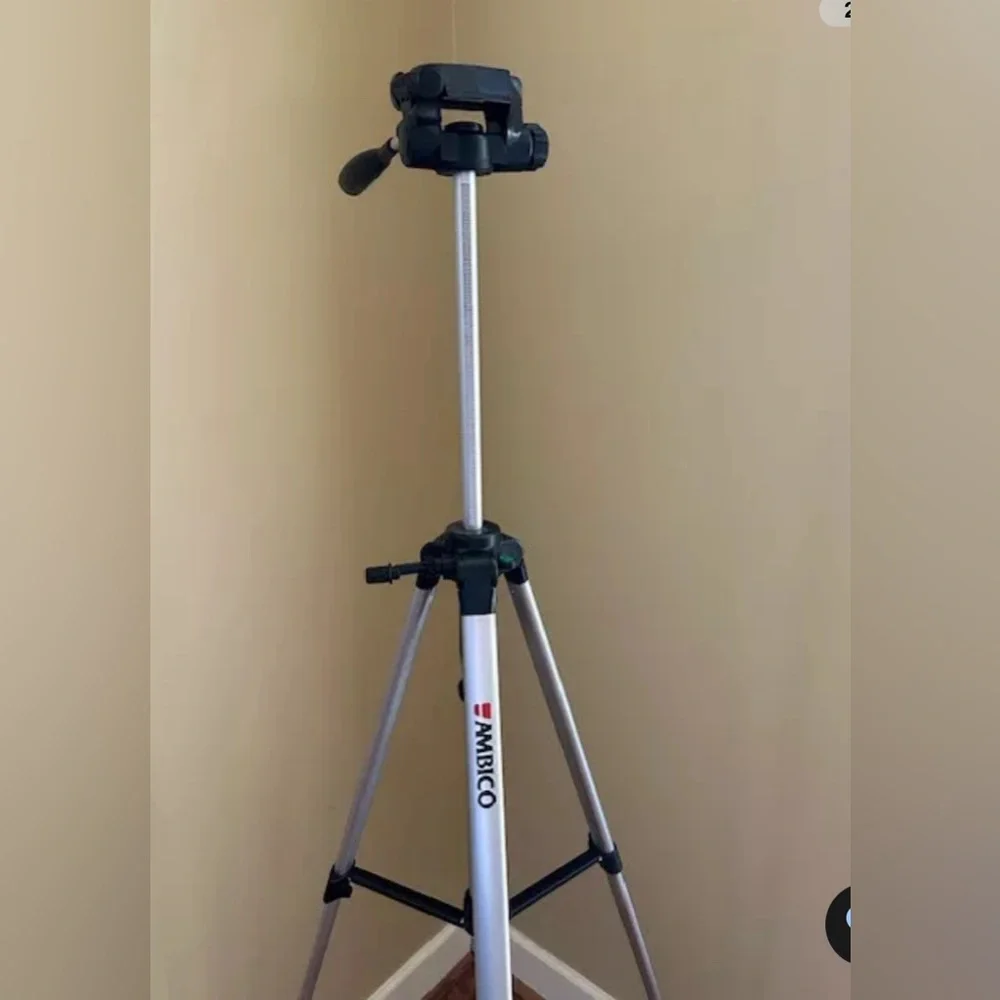 Ambico 66 inch Video Camcorder & Photo Tripod